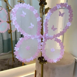 Asa Borboleta Bebê Jardim Encantado Fada Rosa